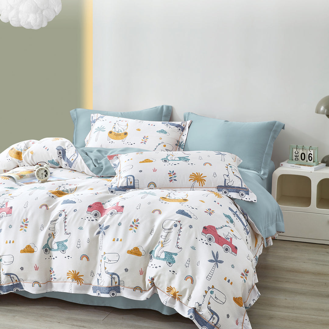 The Gang Whimsical Collection 100% Tencel Bed Linen Excursaurus