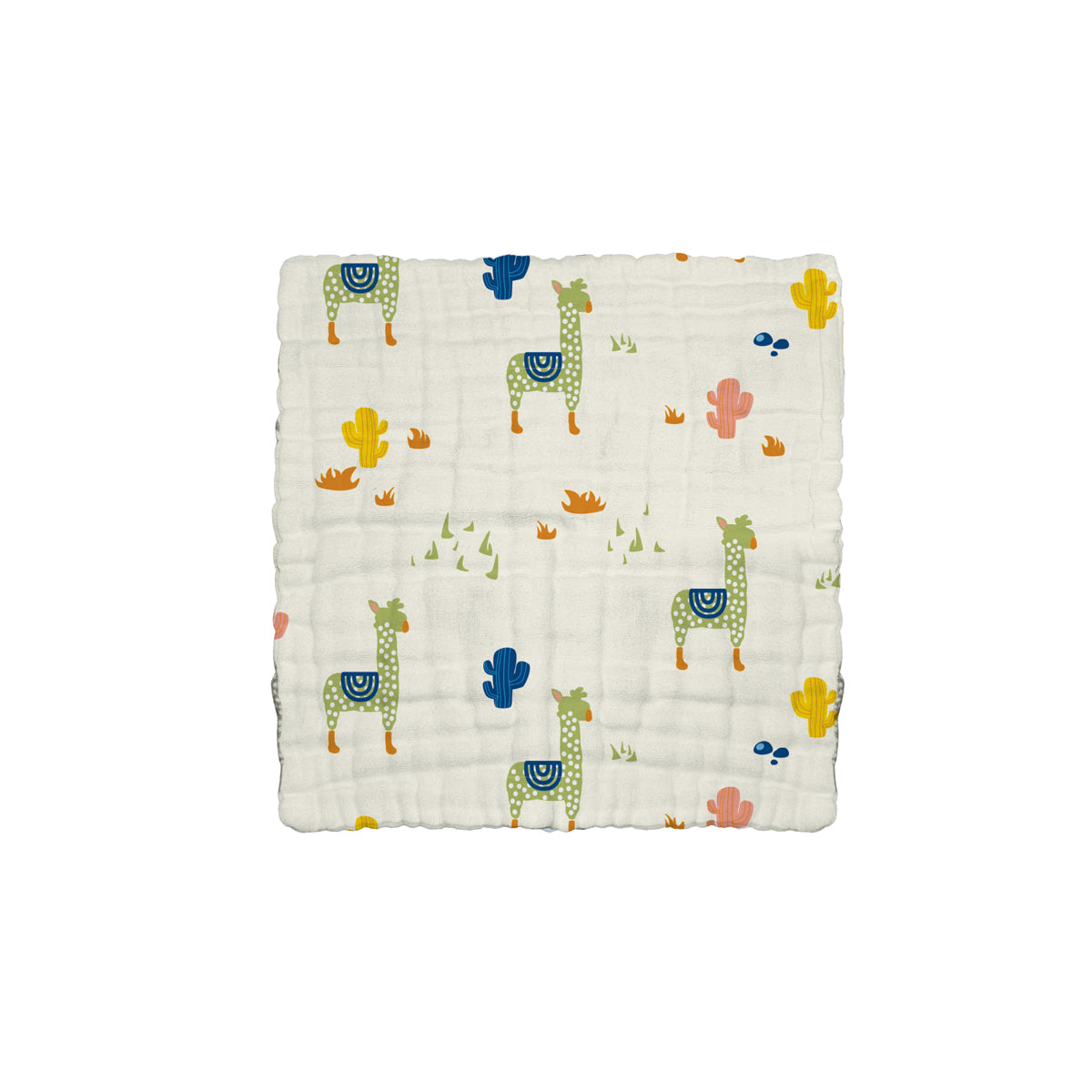The Gang 100% Cotton 6-Ply High Density Printed Gauze Bath Linen Alpaca