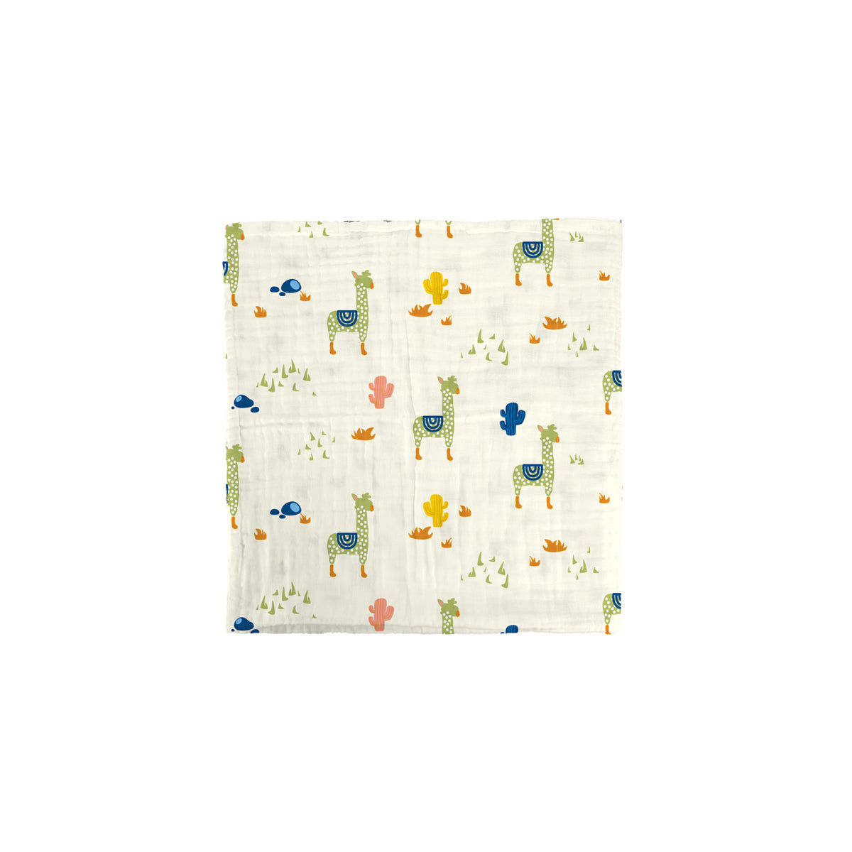 The Gang 100% Cotton 6-Ply High Density Printed Gauze Bath Linen Alpaca