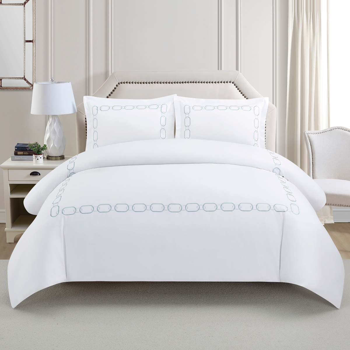 Charles Millen Singature Vouge Collection 100% Pima Cotton Bedlinen Elaria