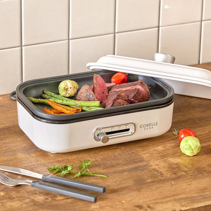 Corelle SEKA Mini Grill Dual Plates (Grill & Takoyaki)