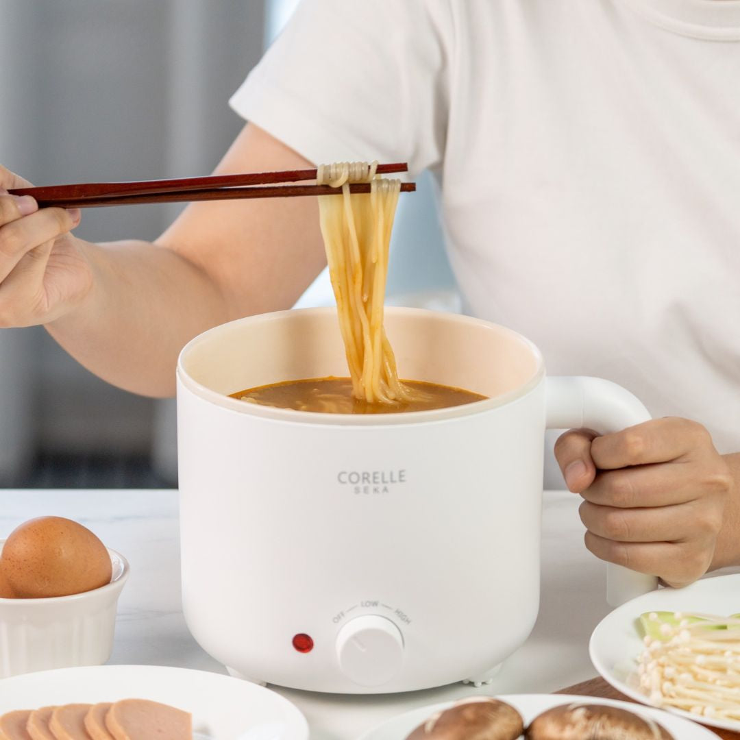 Corelle SEKA 1.2L Ramyun Pot with Steamer