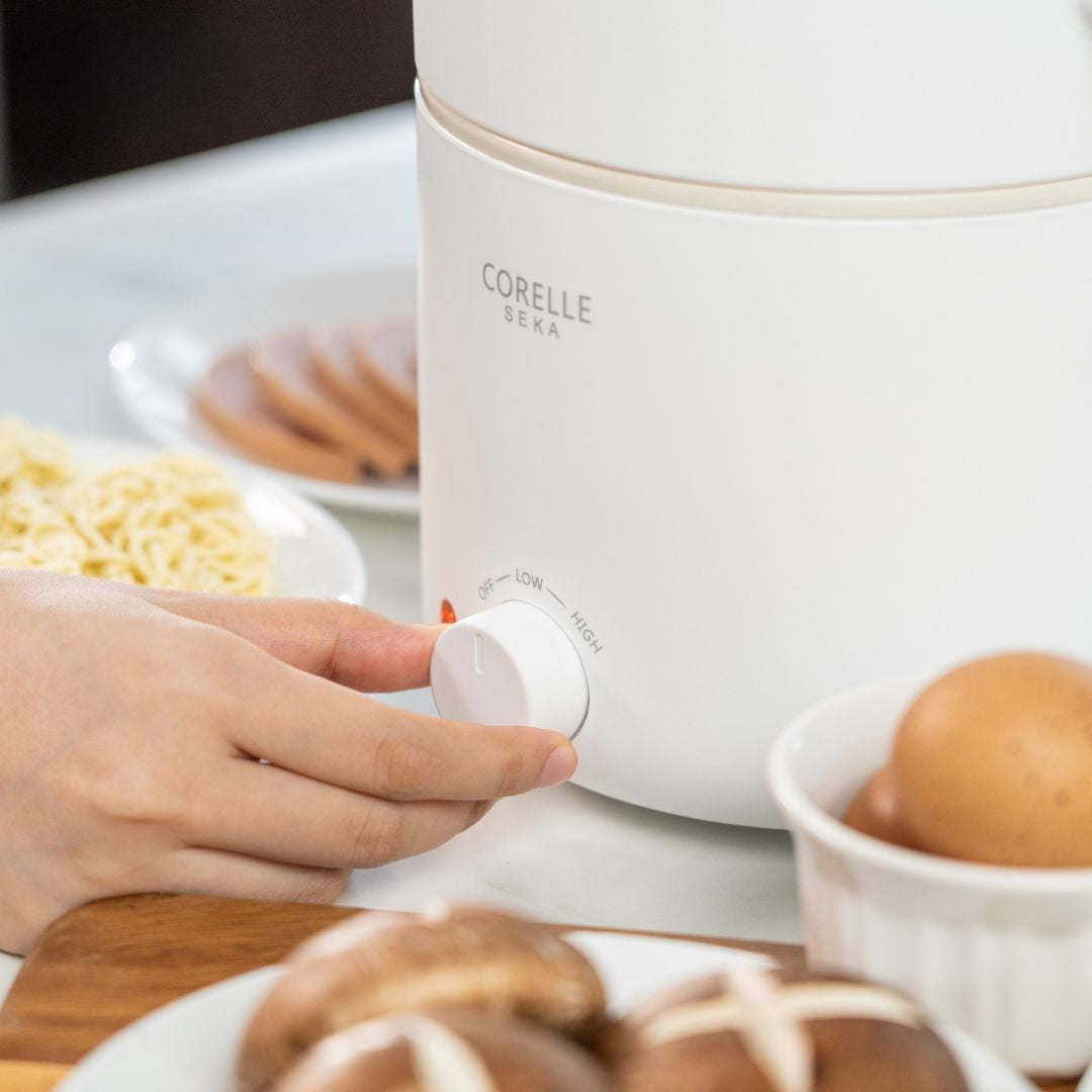 Corelle SEKA 1.2L Ramyun Pot with Steamer