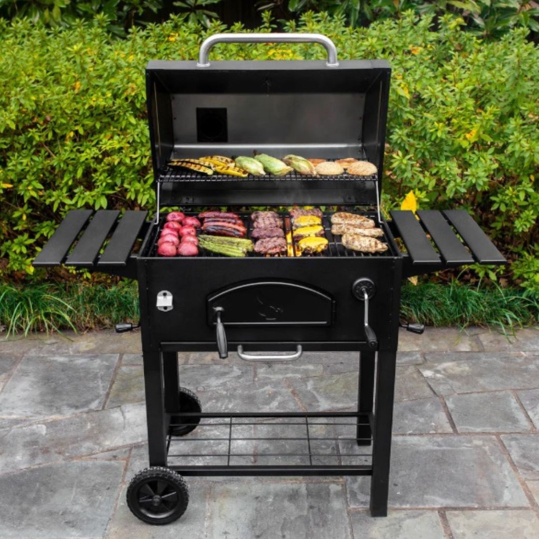 Char-Griller 30" Traditional Charcoal Grill and Smoker