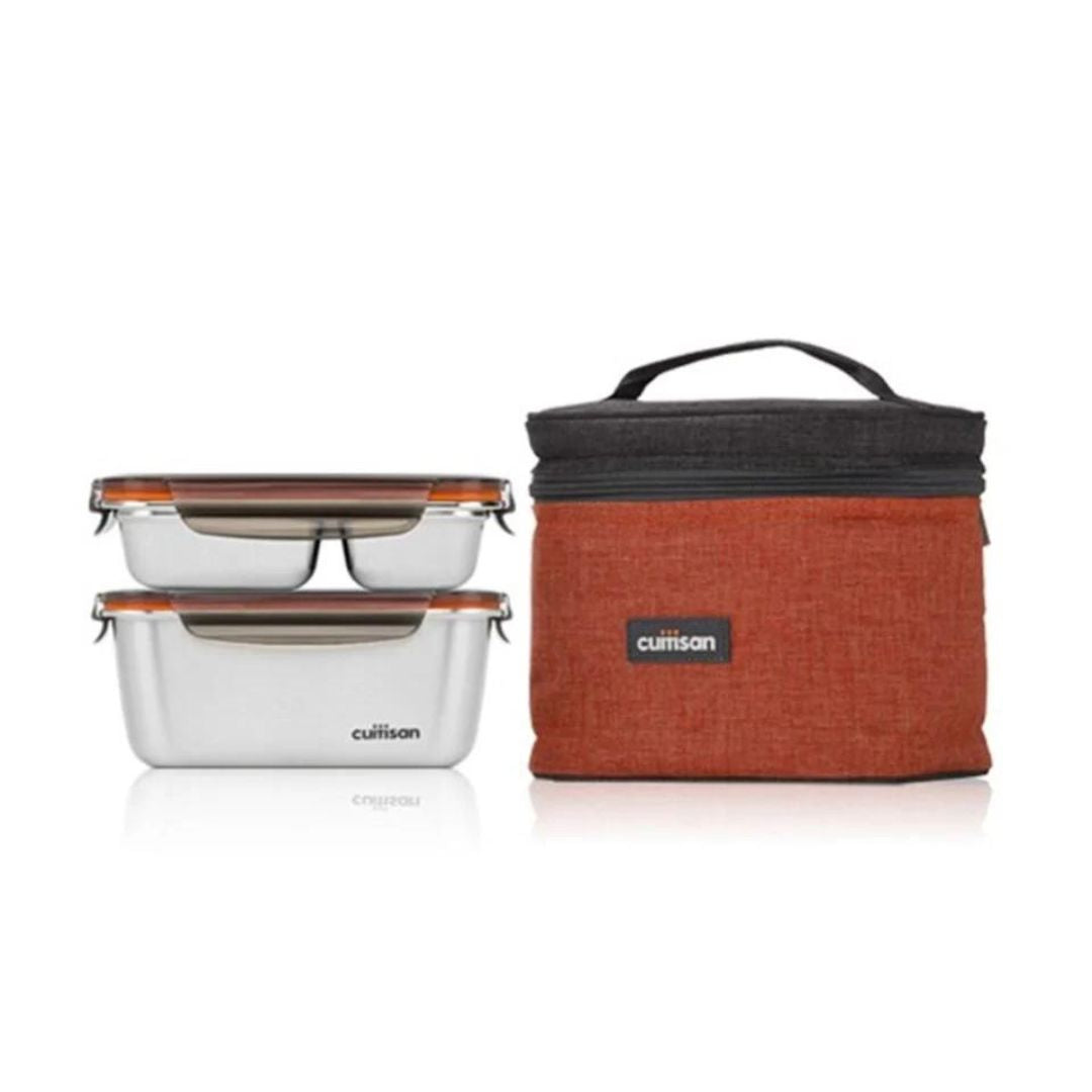 Bộ 2 hộp cơm Cuitisan Togo Flora EC4-203