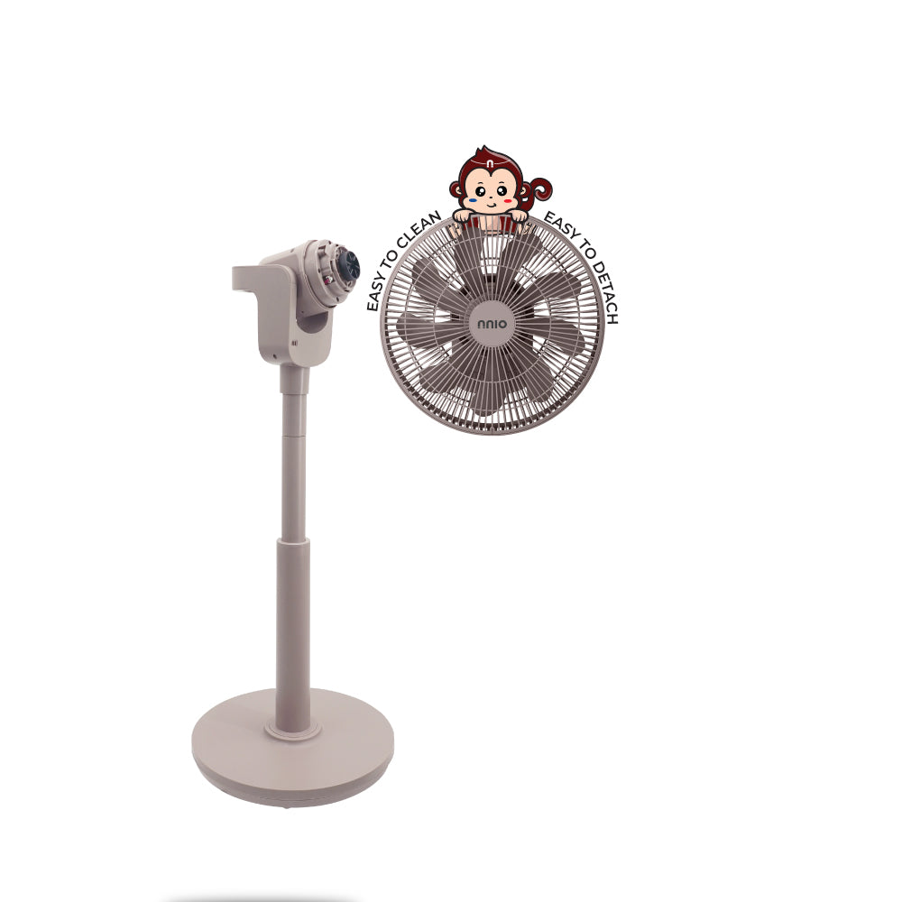 NNIO EZ99 12" BLDC Motor 3D Osc Air Circulator