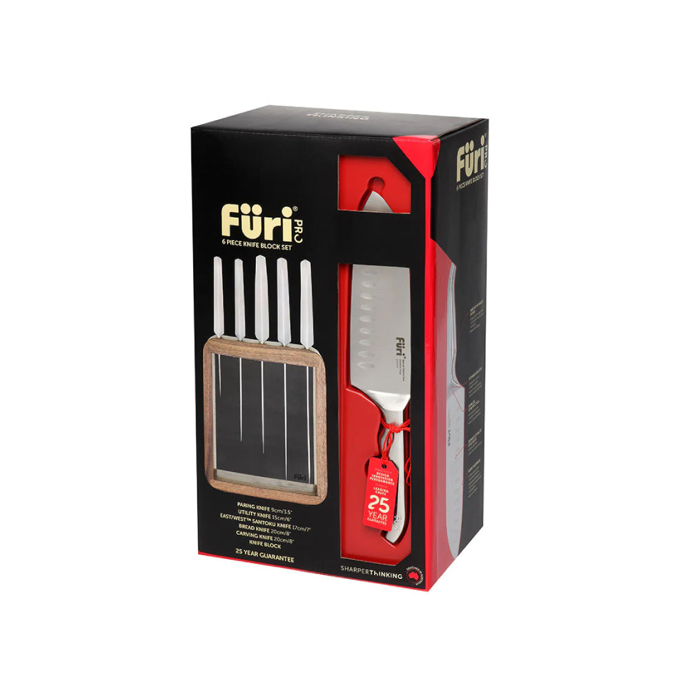 Furi Pro Vault Knife Block Set 6 Pieces