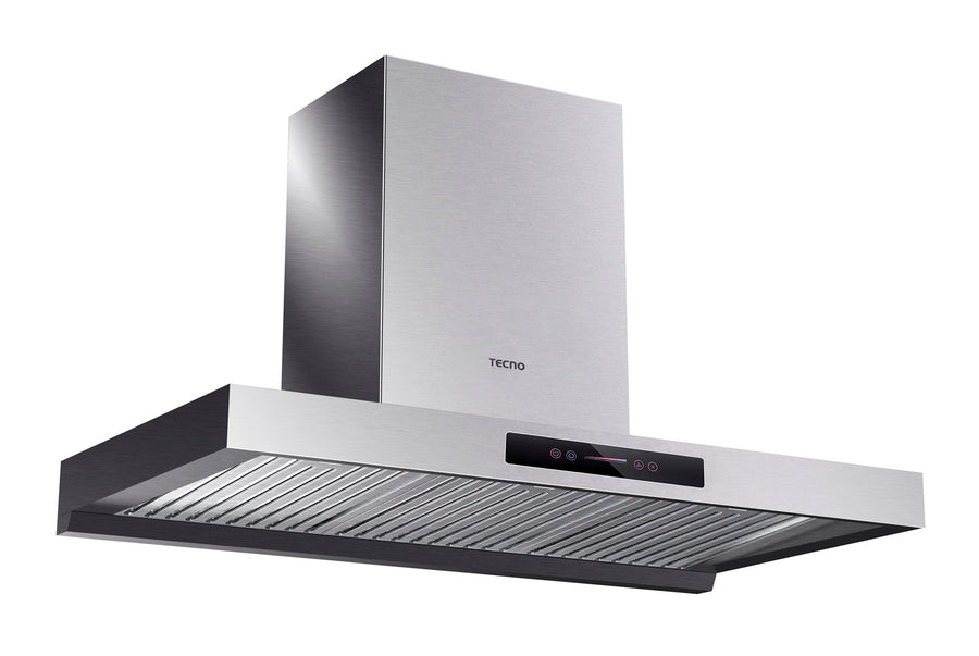 Chimney Hood — Stainless Steel — 90cm, 1100m3/h, Slide Control, Anti Fingerprint