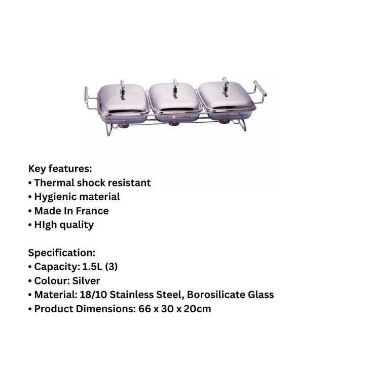 Sabinex Food Warmer 3x1.5L