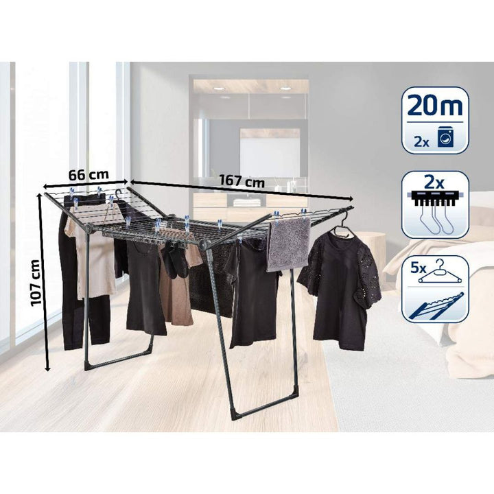 Leifheit Standing Dryer Pegasus Solid Black
