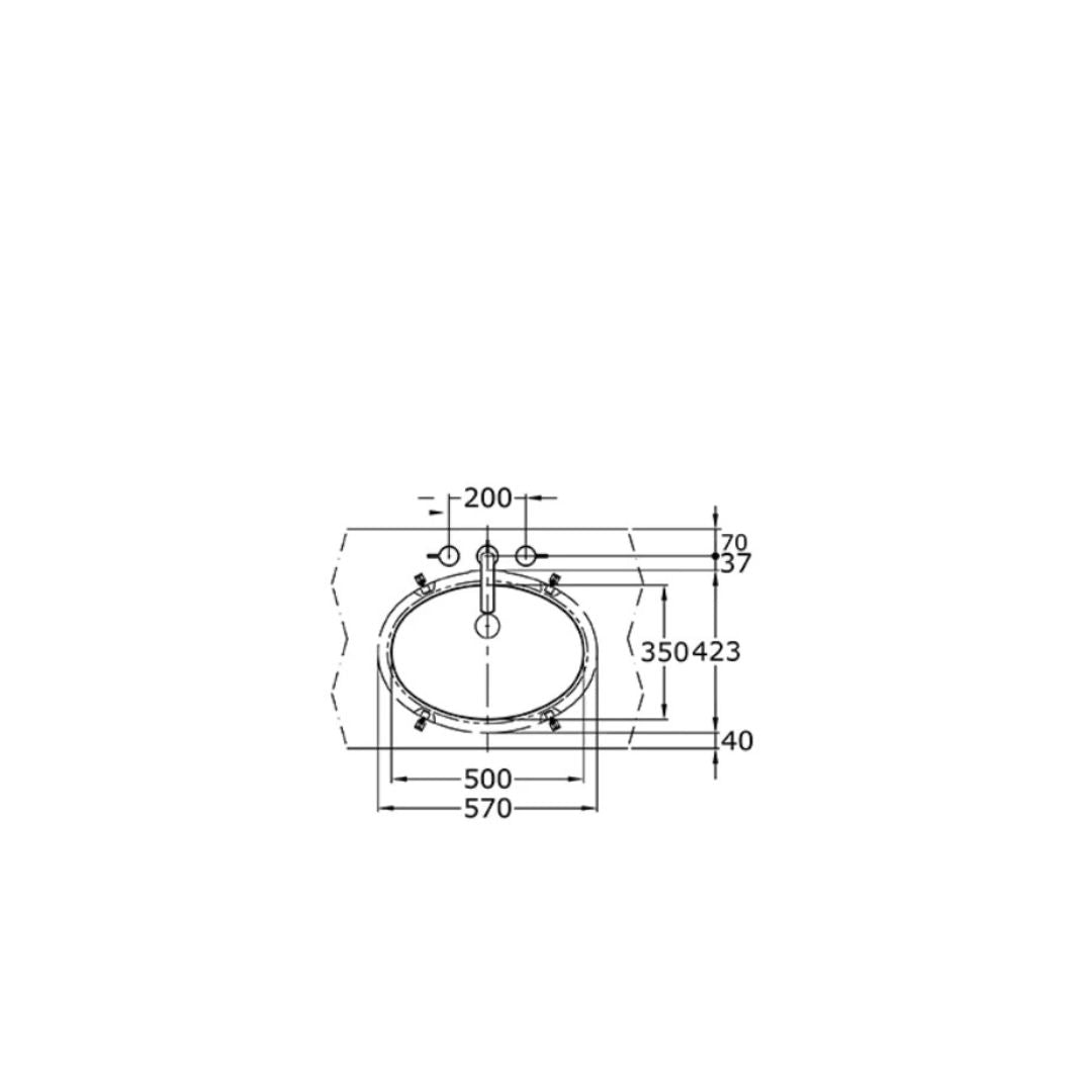Toto Under-counter Basin LW651J