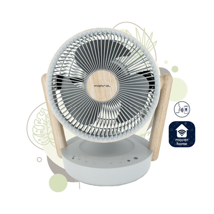 Mistral Greenleaf III - 10” DC High Velocity Fan With WIFI & Remote MHV1012DRW-G