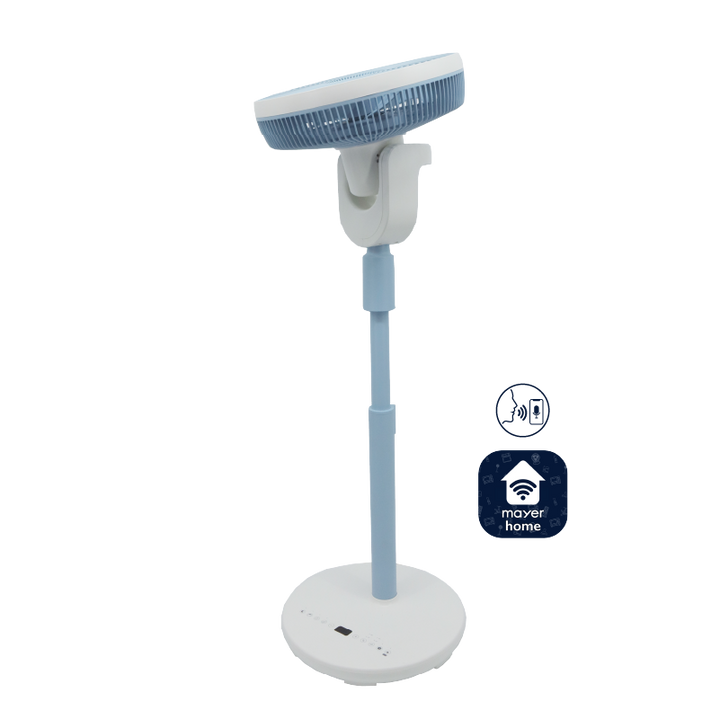 Summer Breeze by Mistral 12" DC High Velocity Stand Fan with Wi-Fi & Remote MHV9812DRW Mid-night Blue - image 2