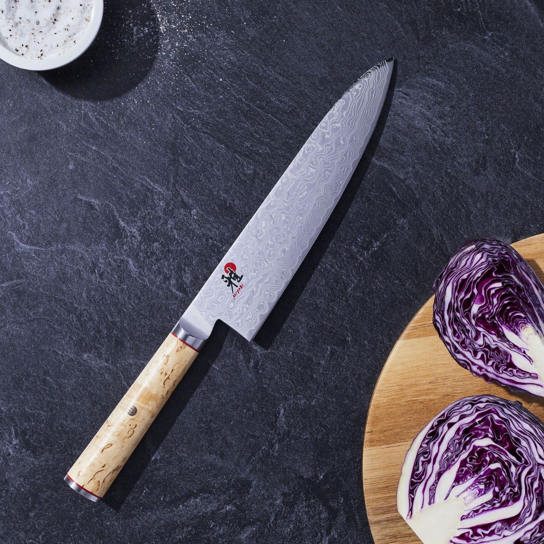 Miyabi 5000MCD-B 16 Birchwood Damascus Gyutoh Knife