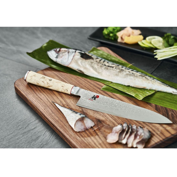 Miyabi 5000MCD-B 16 Birchwood Damascus Gyutoh Knife