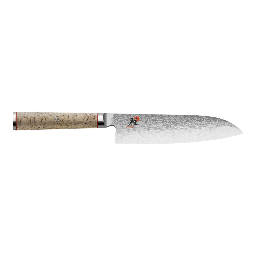 Miyabi 5000MCD-B 18cm Birchwood Damascus Santoku Knife