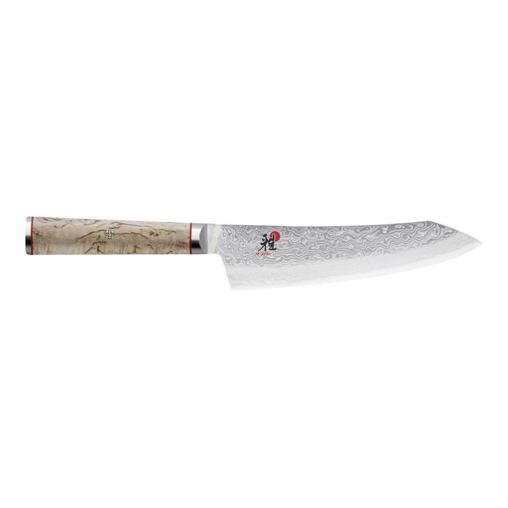 Miyabi 5000MCD 18cm Birchwood Damascus Rocking Santoku Knife