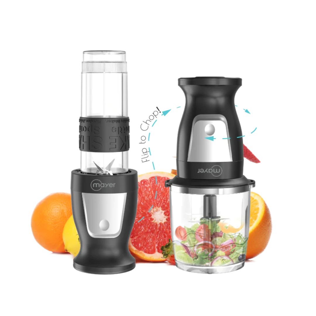 Mayer Mini 2-in-1 Blender Plus Chopper