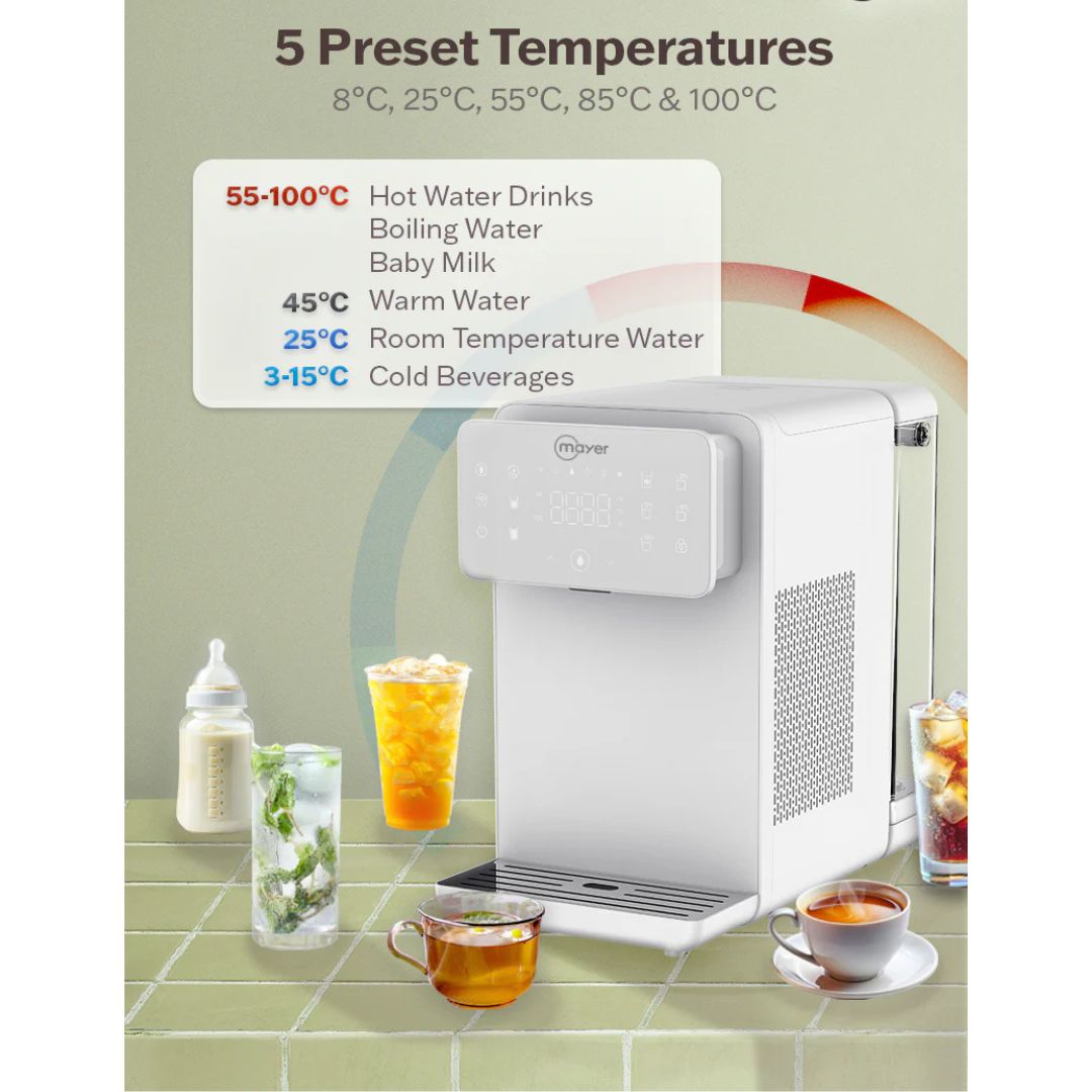 Mayer 4.8L Instant Hot & Cold Water Dispenser with Filter
