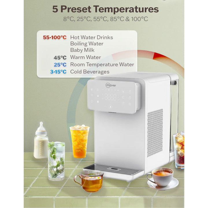 Mayer 4.8L Instant Hot & Cold Water Dispenser with Filter