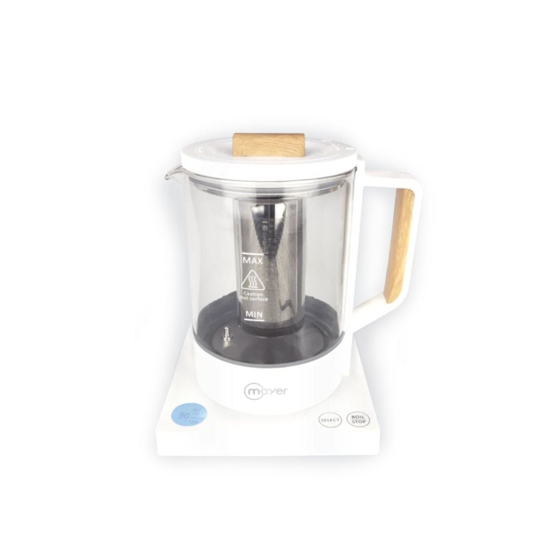 Mayer 1L Electric Glass Kettle