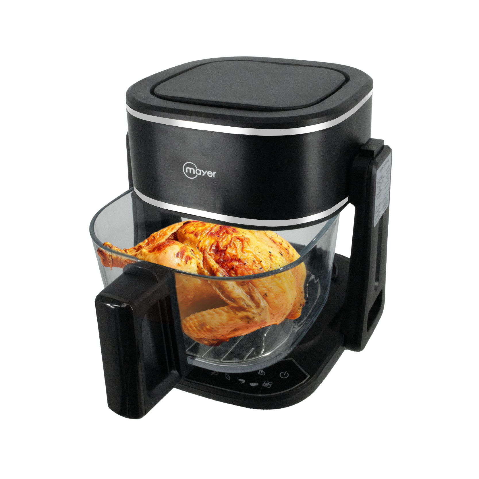 Mayer 4.5L 3-in-1 Glass Air Fryer with Grill - image 2