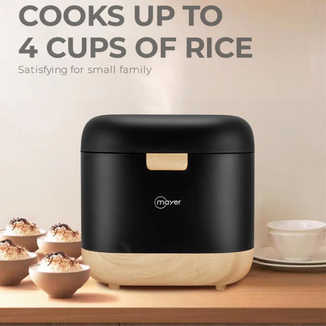 Mayer 0.8L Digital Rice Cooker MMRC08D - Black