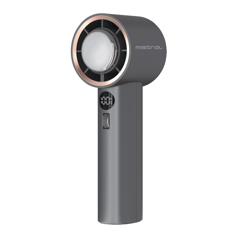 Mistral AirZee Pro - High Speed Turbo USB Fan with Cooling Conductor Black Grey MRF208