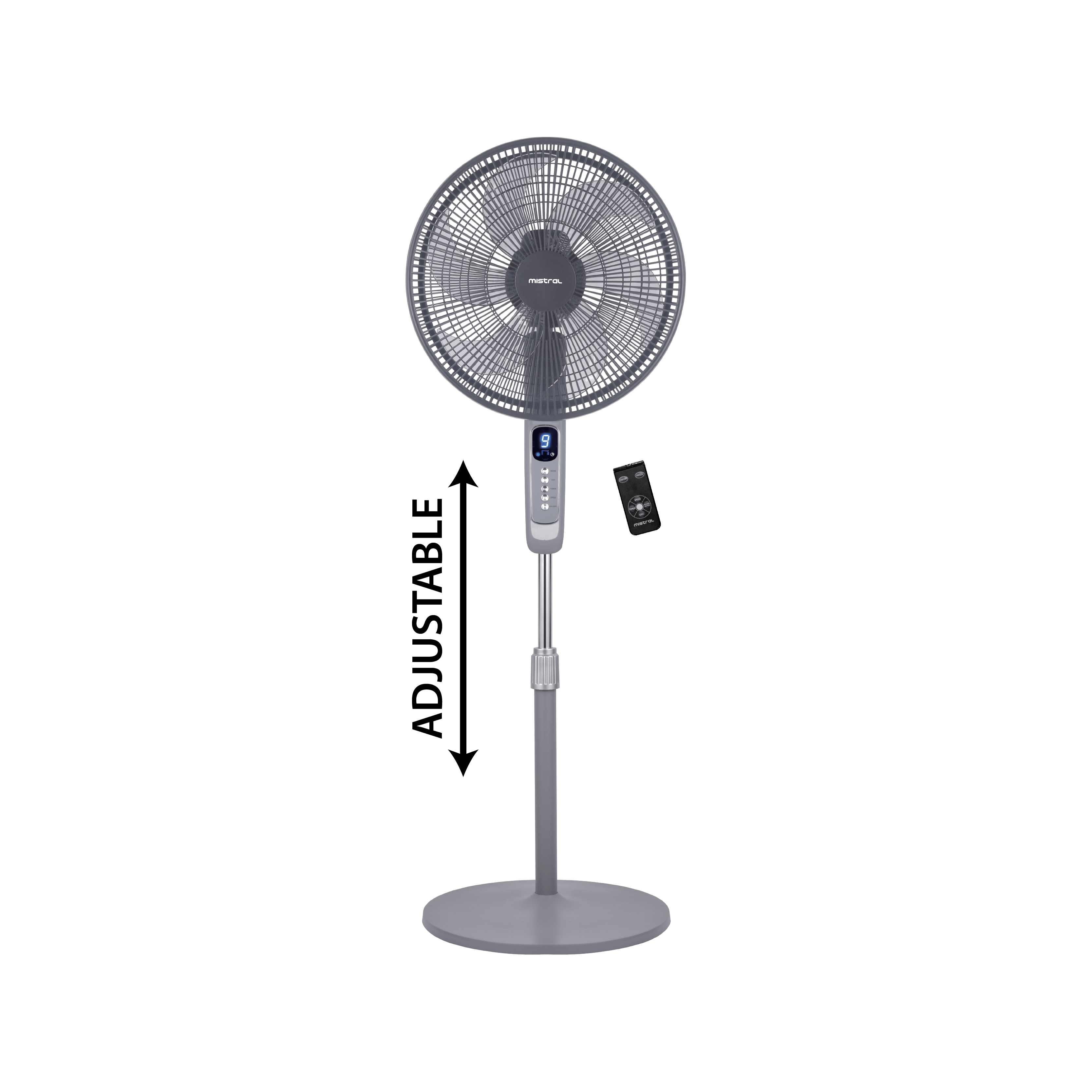 Mistral 16” DC Stand Fan With Remote MSF1612DR-GY