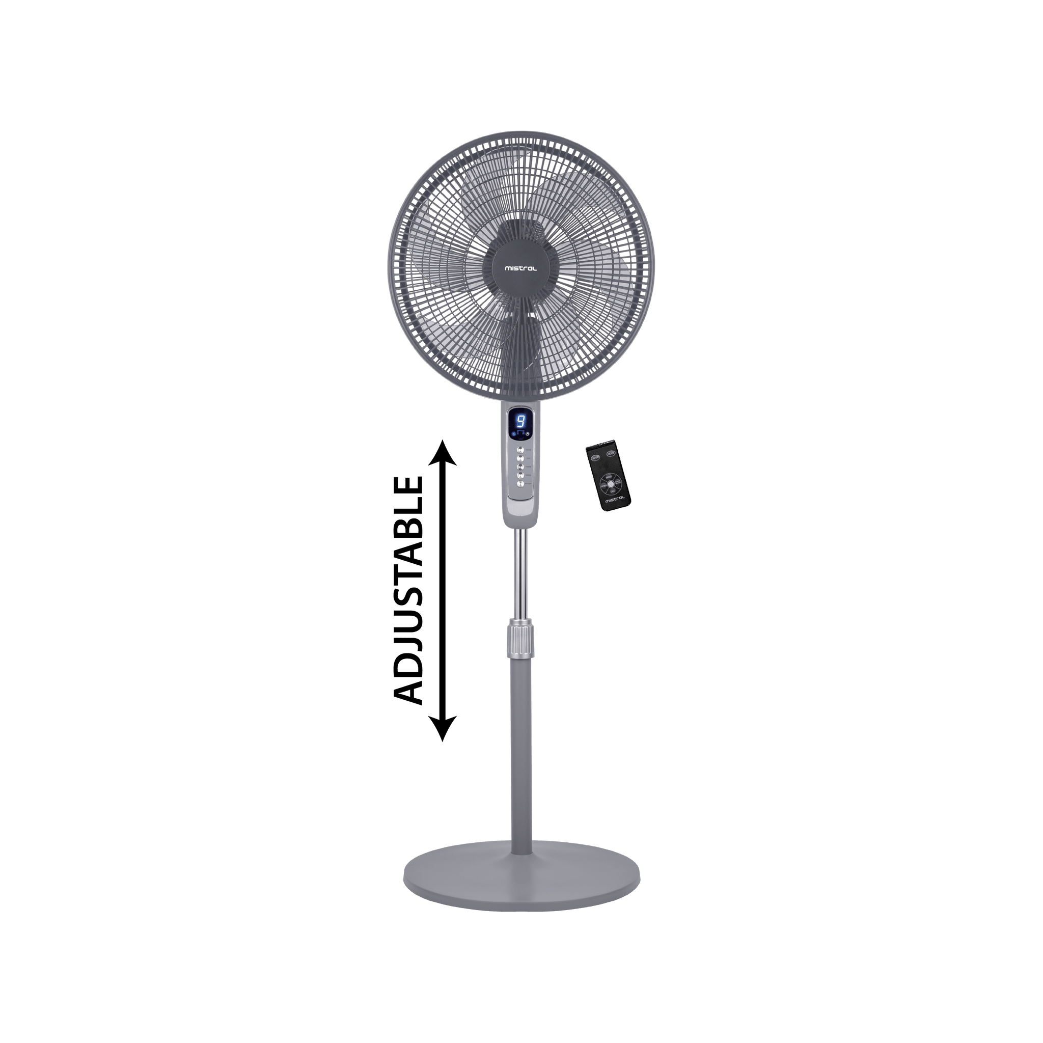Mistral 16” DC Stand Fan With Remote MSF1612DR-GY