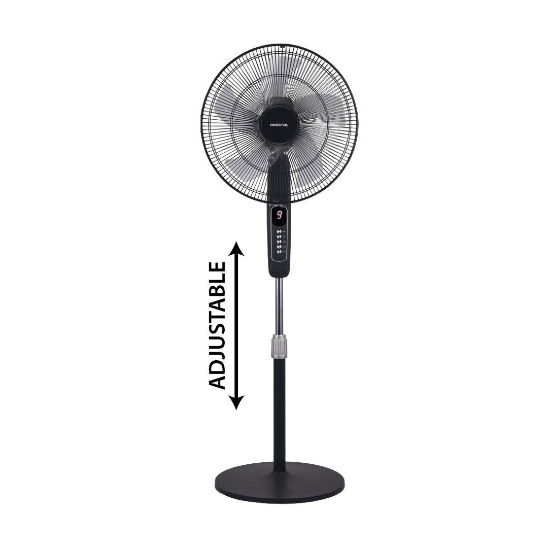 Mistral 16" DC Stand Fan with Remote MSF1666DR - Black