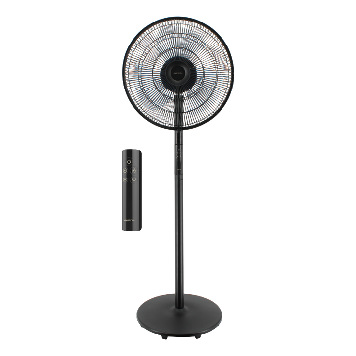 Mistral Matt Black Gen 1 - 16" DC Stand Fan with Remote MSF1697DR