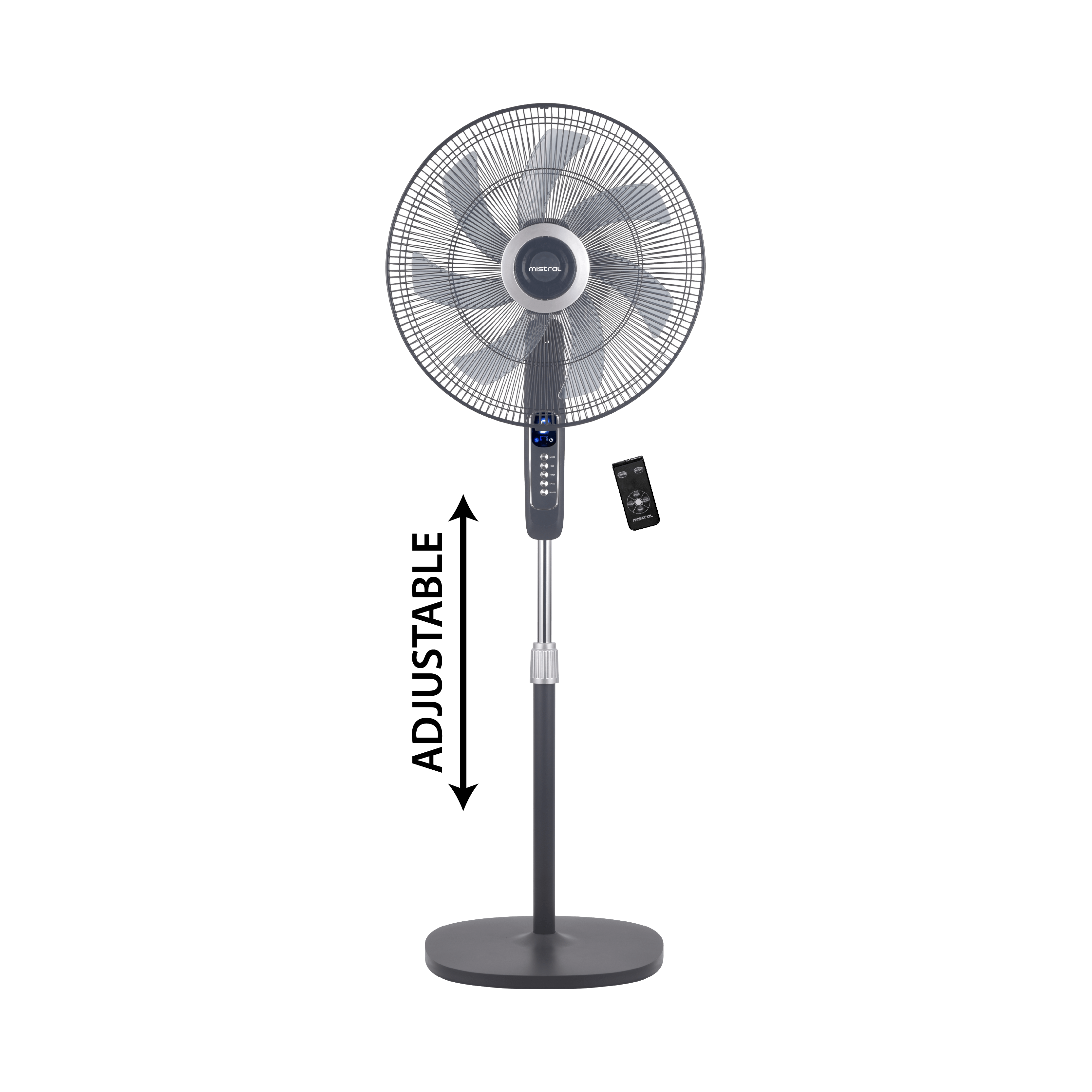 Mistral 18” DC Stand Fan With Remote MSF1842DR-BK