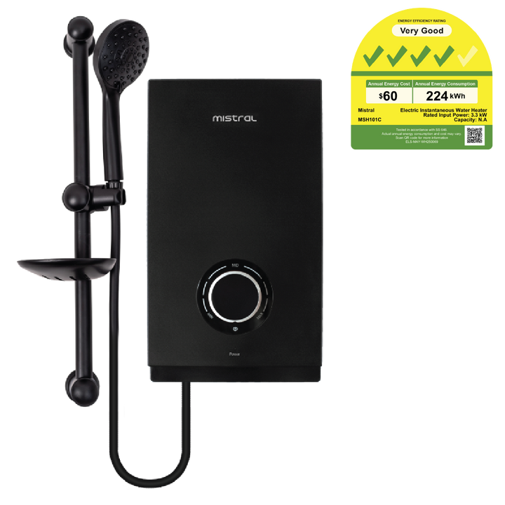 Mistral Shower Heater MSH101C-WH White