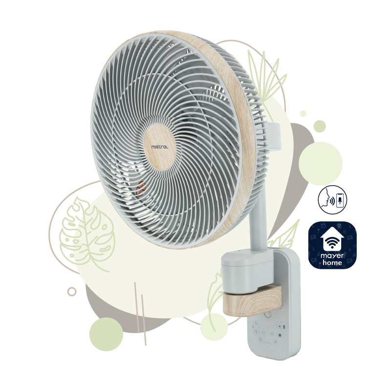 Greenleaf III - 12” DC High Velocity Wall Fan with WIFI & Remote MWF1212DRW-G - image 2