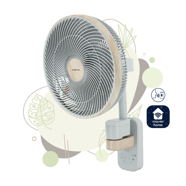 Greenleaf III - 12” DC High Velocity Wall Fan with WIFI & Remote MWF1212DRW-G - image 2