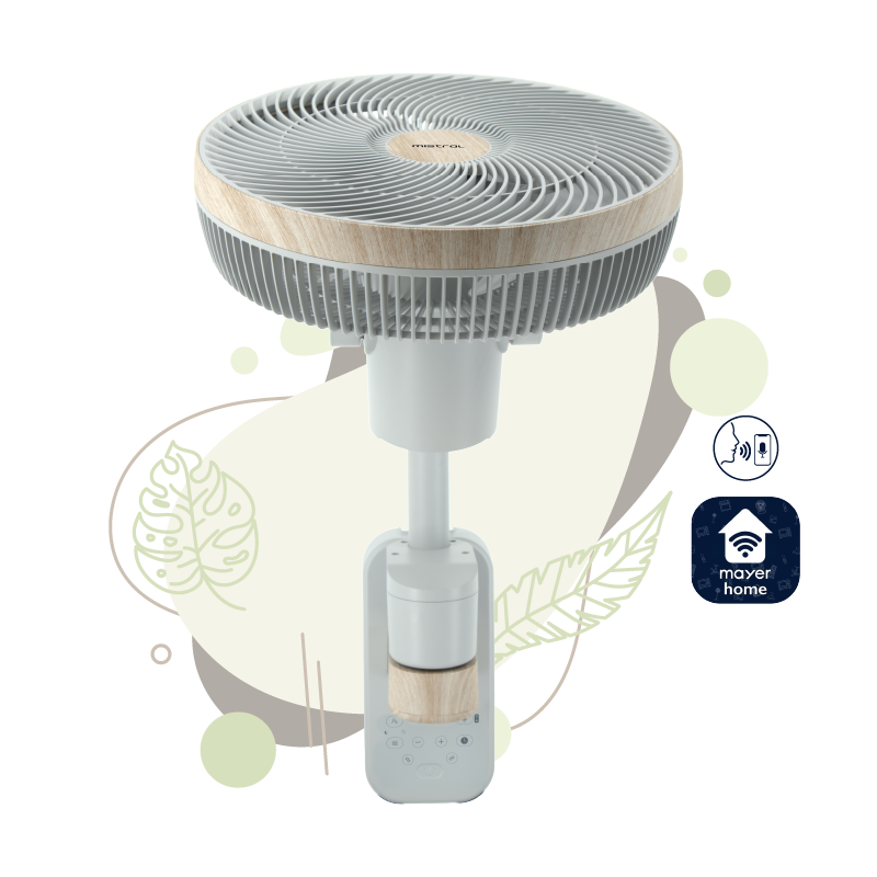 Greenleaf III - 12” DC High Velocity Wall Fan with WIFI & Remote MWF1212DRW-G - image 3