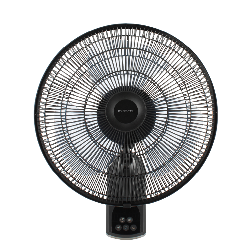 Mistral Matt Black Gen 1 - 16" DC Wall Fan with Remote MWF1697DR