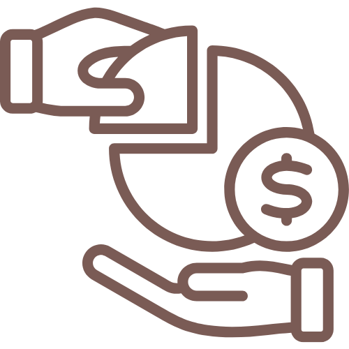 no upfront fees icon