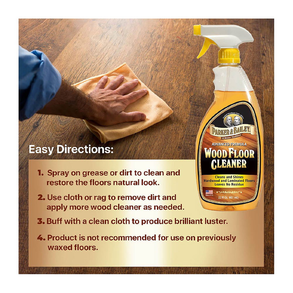 Parker & Bailey Wood Floor Cleaner - 651ml