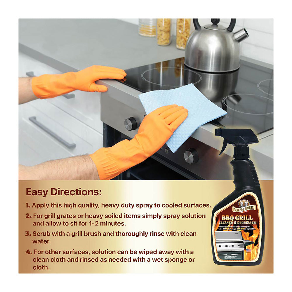 Parker & Bailey BBQ Cleaner & Degreaser - 710ml