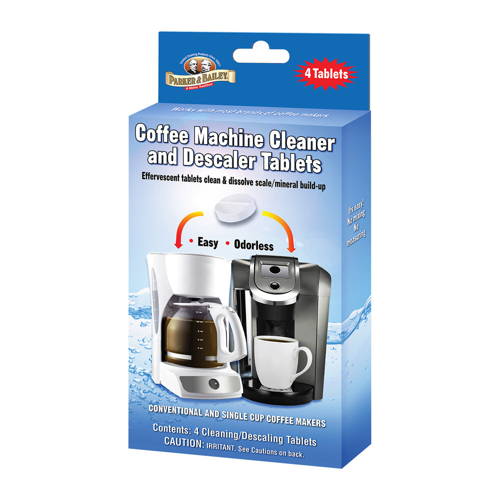 Parker & Bailey Coffee Machine Cleaner & De-Scaler Tablet