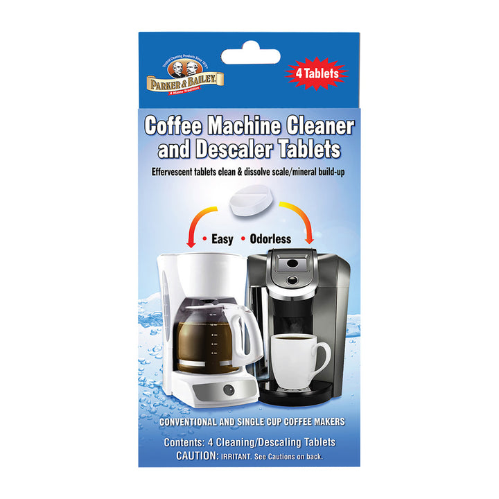 Parker & Bailey Coffee Machine Cleaner & De-Scaler Tablet