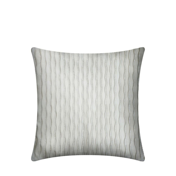 Rapee Pleats Velvet Foil Solid Cushion Cover