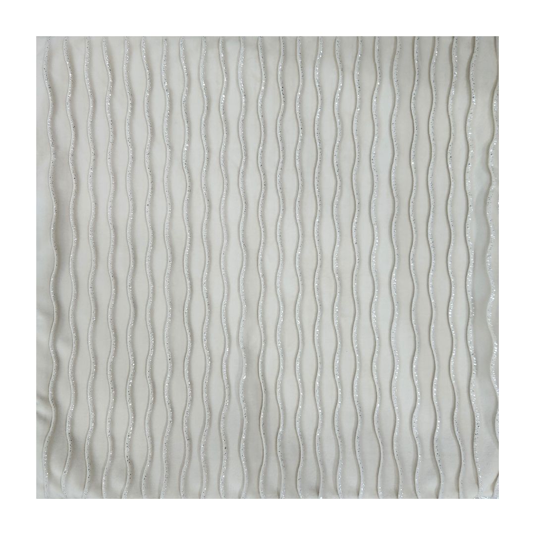 Rapee Pleats Velvet Foil Solid Cushion Cover