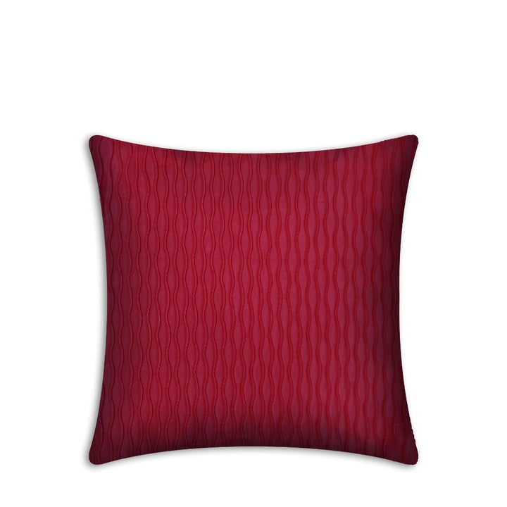 Rapee Pleats Velvet Foil Solid Cushion Cover