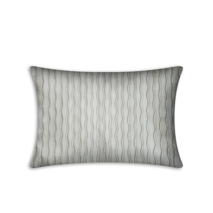 Rapee Pleats Velvet Foil Solid Oblong Cover