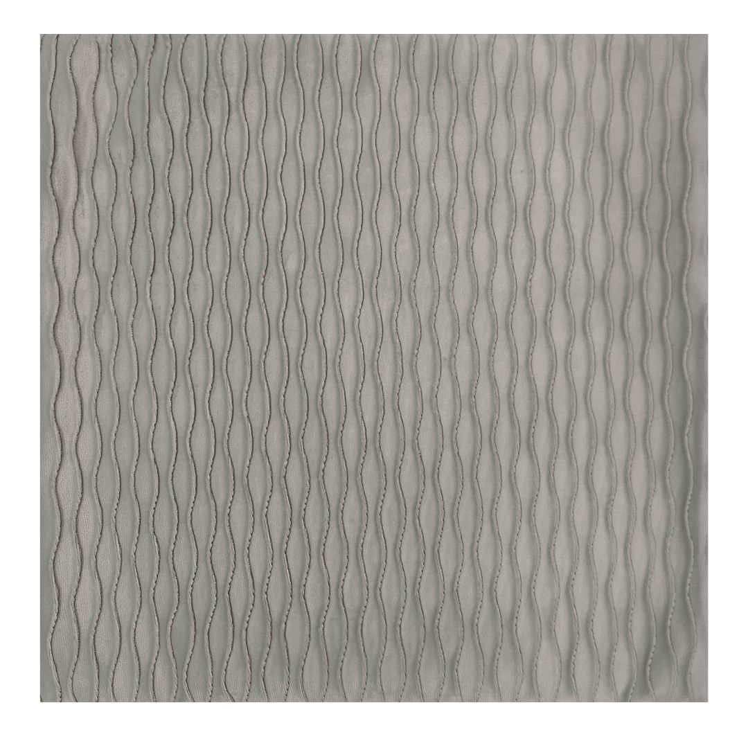 Rapee Pleats Velvet Foil Solid Oblong Cover