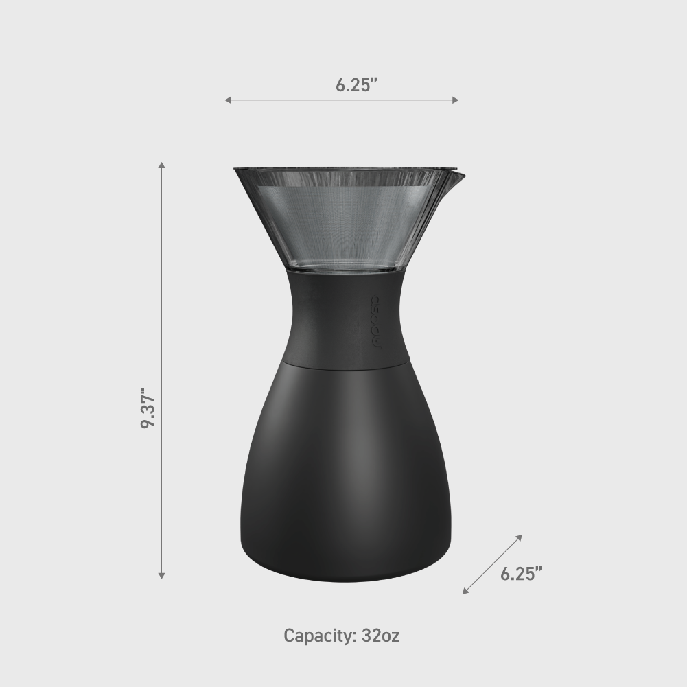 ASOBU Tuang Atas Kopi Panas