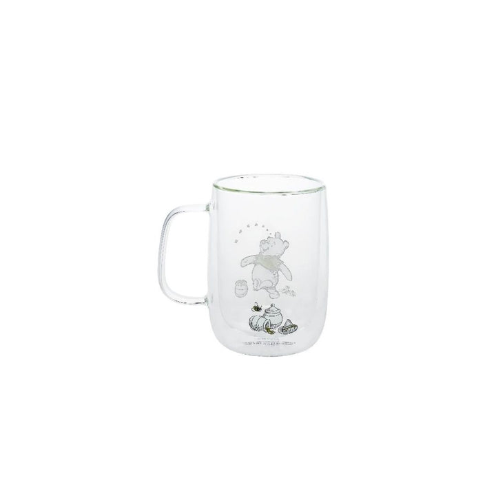 Pyrex x Disney Set Of 3 Carafe & Double Wall Mug with Handle Set - Pooh Forest Holiday